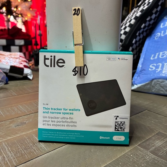 Tile Slim Bluetooth Tracker - Black - Picture 1 of 1